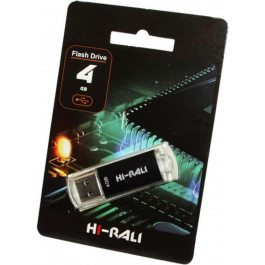   Hi-Rali 4 GB USB Flash Drive Rocket series Black (HI-4GBVCBK)