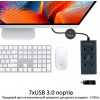 Promate USB hub EZHub-7 grey (ezhub-7.grey) - зображення 2