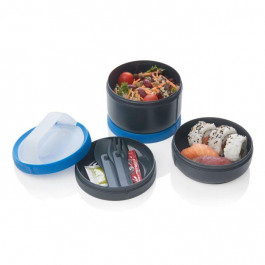   Humangear Stax Storage Container Set XL/EatSystem Blue/gray (022.0115)