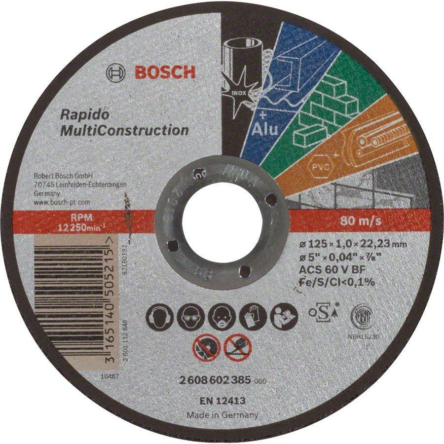 Bosch MULTICONSTRUCT. 125x1.0 ММ (2608602385) - зображення 1