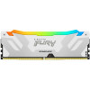 Kingston FURY 16 GB DDR5 7600 MHz Renegade RGB White (KF576C38RWA-16) - зображення 2