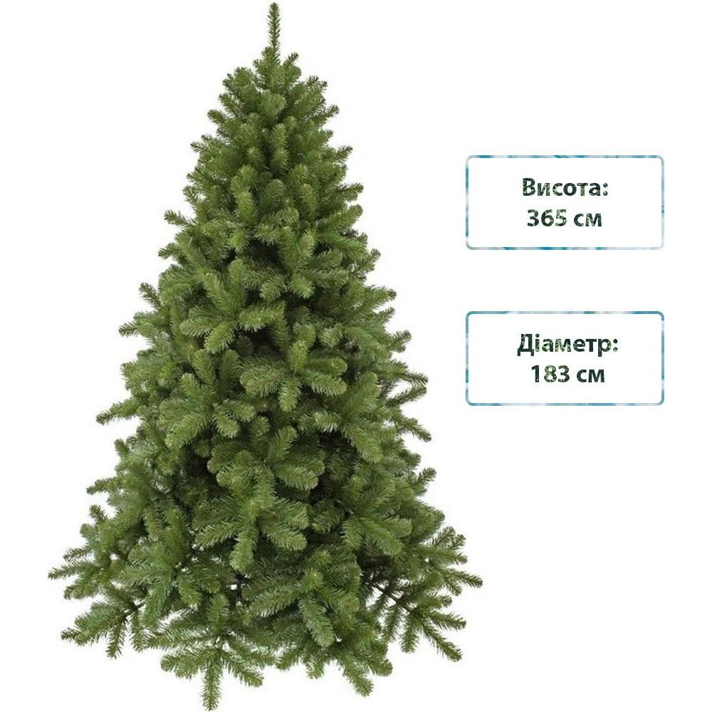 TriumphTree Штучна ялинка  Scandia 3.65 м Зелена (8711473060386) - зображення 1