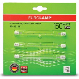   EUROLAMP Галогенная лампа SG-15118 линейная 118mm (150W 230V R7s) набор 3 шт.