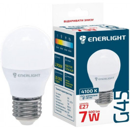   Enerlight LED G45 7W 4100K E27 (G45E277SMDNFR)