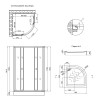 Lidz Latwa SC90x90.SAT.LOW.GR (LLSC9090SATLOWGR2SET) - зображення 2