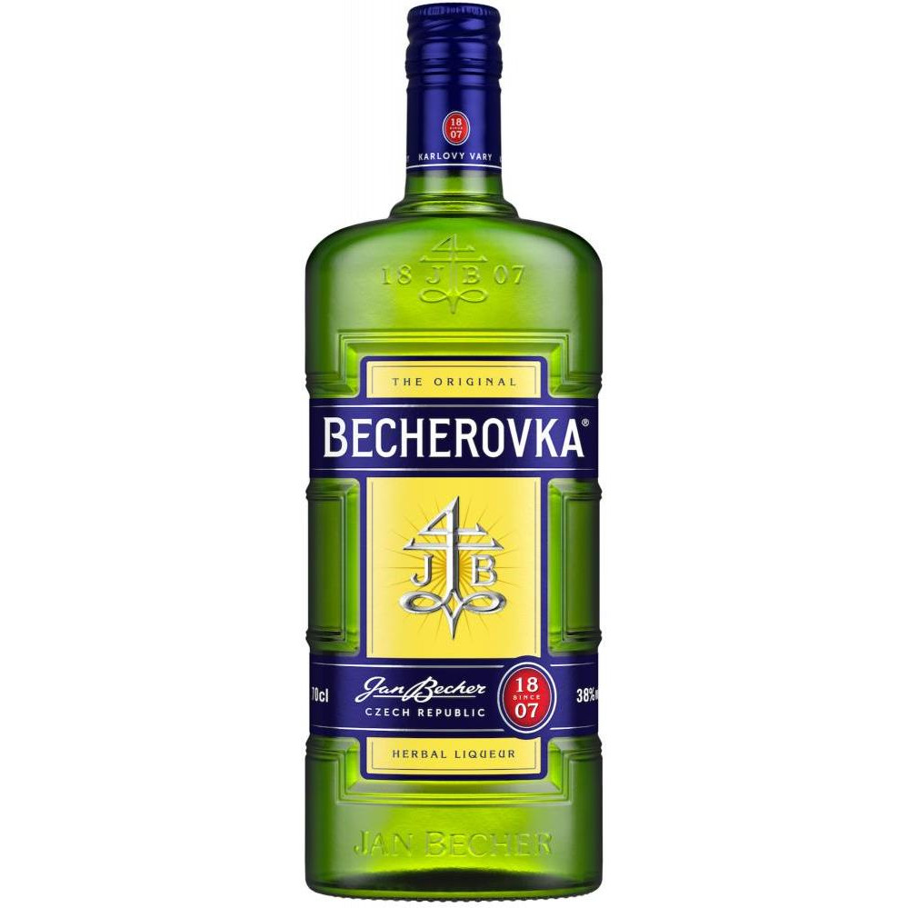 Becherovka Ликерная настойка на травах 0.7 л 38% (8594405101049) - зображення 1