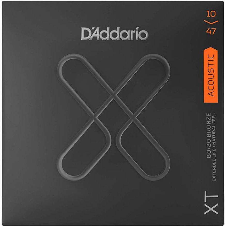 D'Addario XTABR1047 XT 80/20 Bronze Extra Light (6 струн .10-.47) - зображення 1