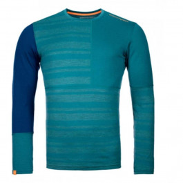   Ortovox Термокофта чоловіча вовняна  185 Rock'n'wool Long Sleeve M 025.001.0156 L Бірюзова (4251422586764)