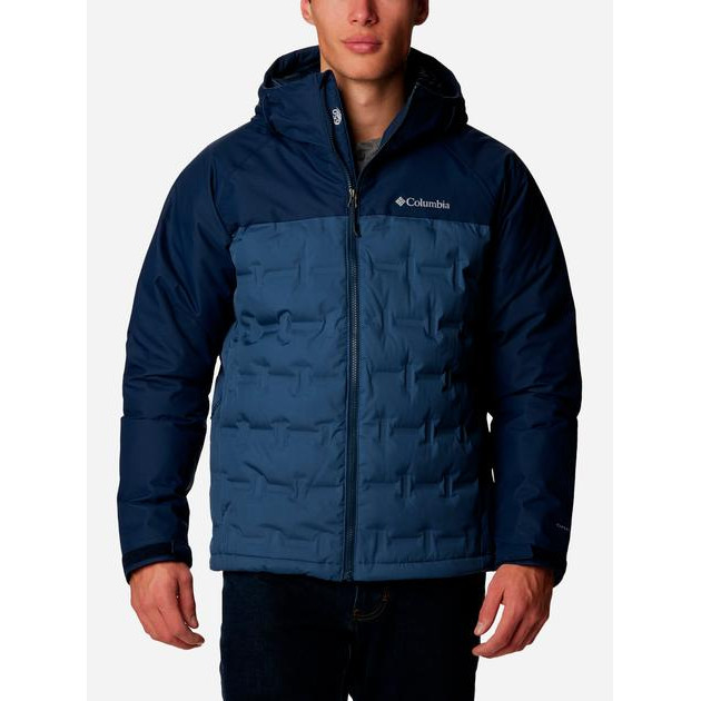 Columbia Пуховик чоловічий  Omni-Heat Grand Trek III Down Hooded Jacket 2086111-478 XXL Темно-синій (09900547 - зображення 1