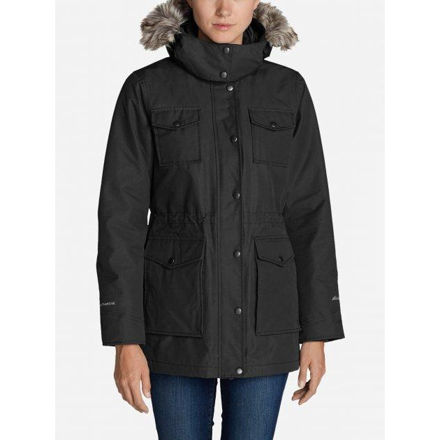 Eddie Bauer Куртка  Westbridge Parka 3775BK XS Черная - зображення 1