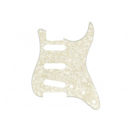   Fender 11-HOLE MODERN-STYLE STRATOCASTER S/S/S PICKGUARDS AGED WHITE MOTO