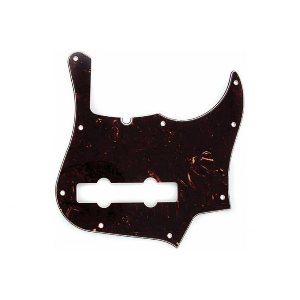 Fender PICKGUARD FOR 5-STRING AMERICAN DELUXE JAZZ BASS 4-PLY TORTOISE SHELL (49687000) - зображення 1