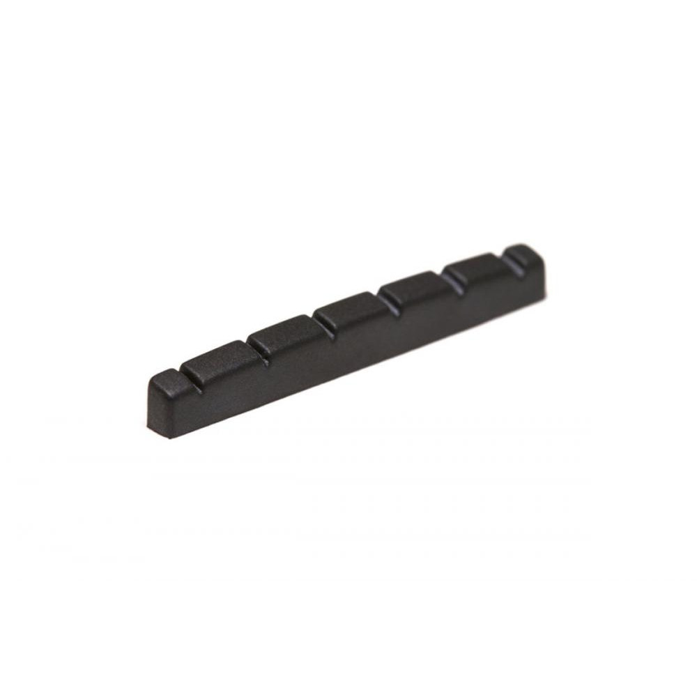 Graph Tech PT-5042-00 Black TUSQ XL 42mm Flat Bottom Strat Style Nut - зображення 1