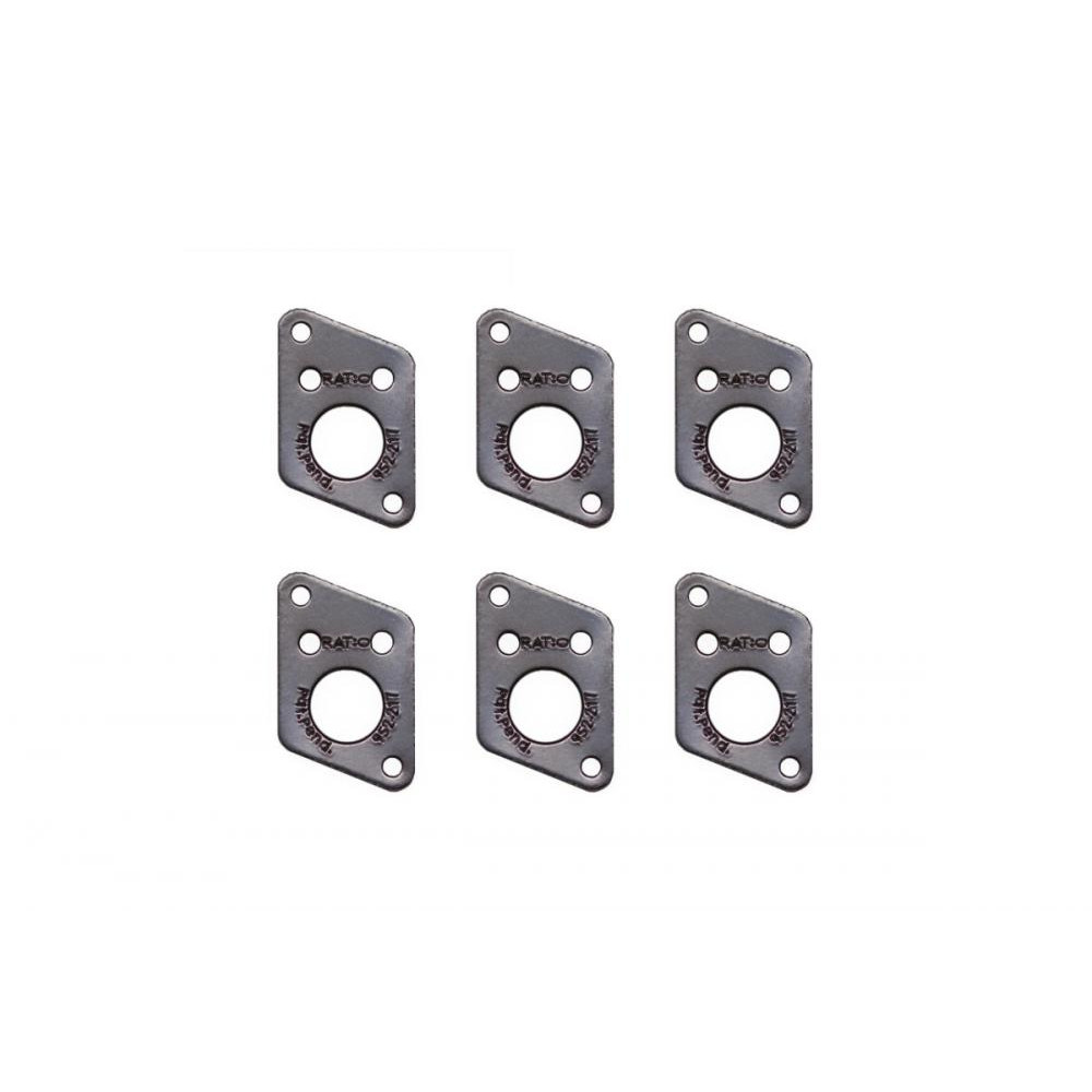 Graph Tech PRT-952-217-B0 Premium Plates For F Style Screw Hole - Black - зображення 1