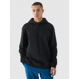   4F Худі утеплене чоловіче  Sweatshirt M1257 4FWAW24TSWSM1257-20S L Чорне (5905700003960)