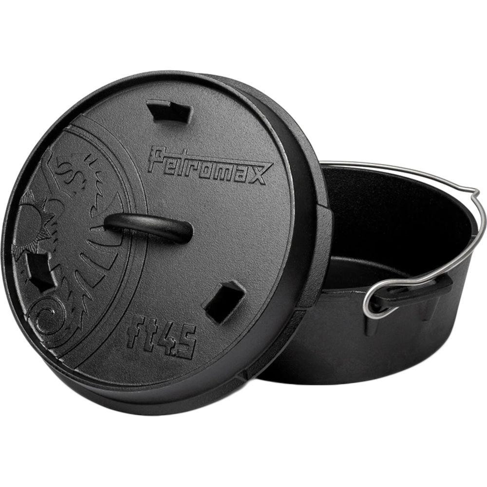 Petromax Dutch Oven ft4.5 плоске дно 3,5 л (ft4.5-t) - зображення 1