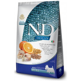   Farmina N&D Ocean Adult Mini Cod, Spelt, Oats Orange 2,5 кг (160733)