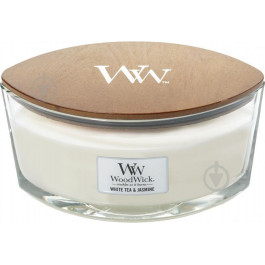   WoodWick Свеча ароматическая  Ellipse White Tea and Jasmine 453 г (5038581056975)