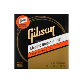   Gibson Набор струн для электрогитары  SEG-HVR9 VINTAGE REISSUE 9-42 ULTRA LIGHT