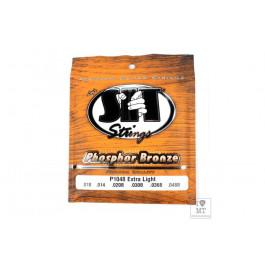   SIT strings SIT P1048 Extra Light Phosphor Bronze Acoustic Guitar Strings 10/48