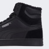 PUMA Чорні чоловічі кеди  Shuffle Mid Fur 387609/01 - зображення 5