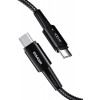 Essager Sunset Charging Data Cable Type-C to Type-C 100W 3m Black (EXCTT1-CGC01) - зображення 1