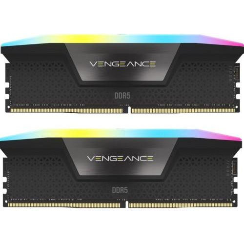 Corsair 32 GB (2x16GB) DDR5 6000 MHz Vengeance RGB (CMH32GX5M2B6000C30) - зображення 1