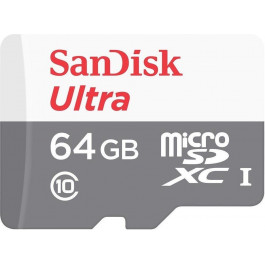   SanDisk 64 GB microSDHC UHS-I Ultra SDSQUNR-064G-GN3MN