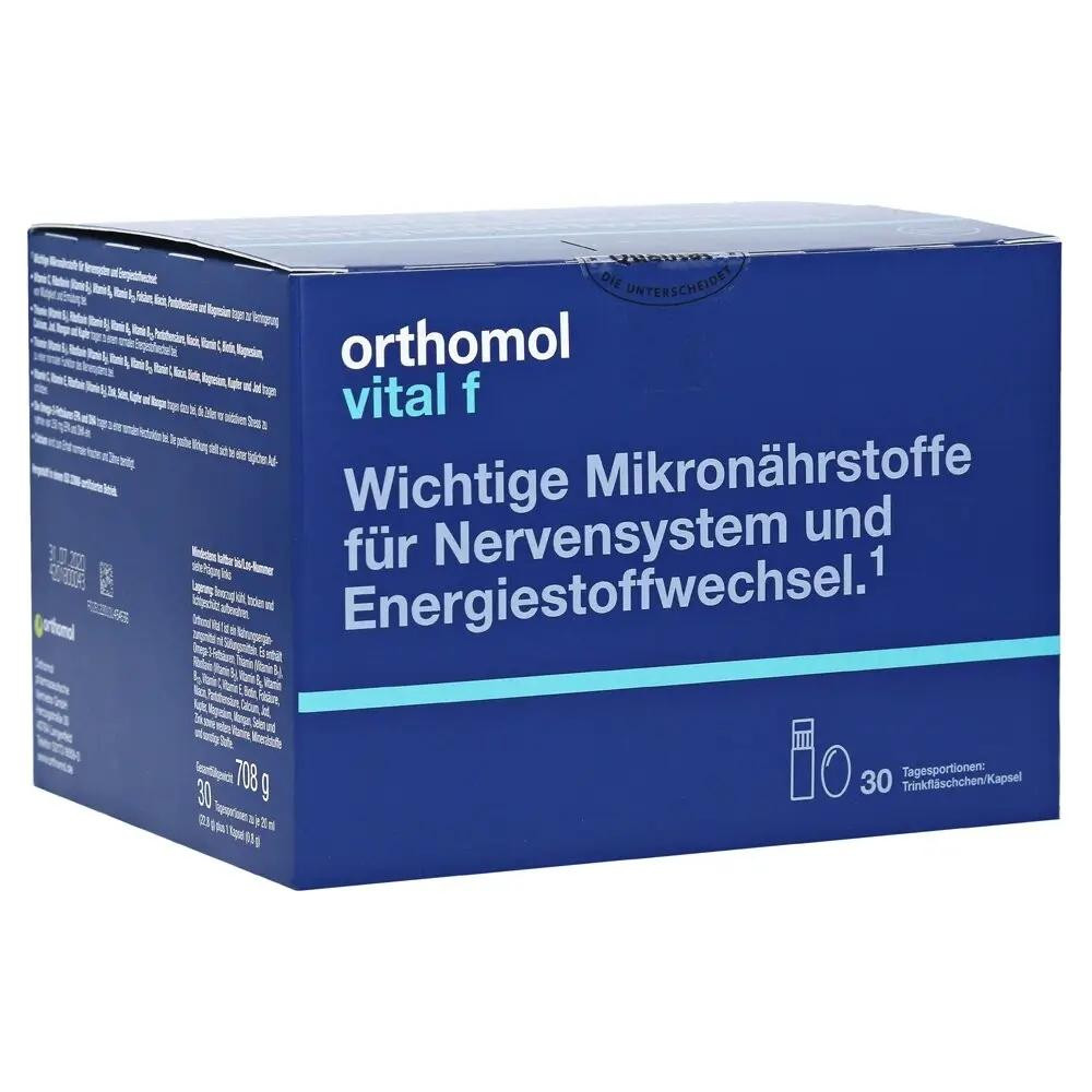 Orthomol Вітал Ф 30 днів (питні пляшечки / капсули) - зображення 1