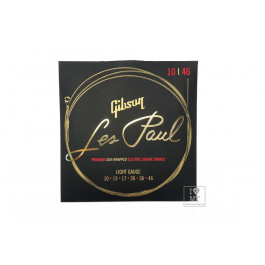   Gibson Набор струн для электрогитары  SEG-LES LES PAUL PREMIUM ELECTRIC GUITAR STRINGS 10-46 LIGHT