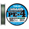 Sunline Siglon PE X4 / Dark Green / #1.2 / 0.187mm 300m 9.2kg - зображення 1