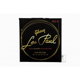   Gibson SEG-LES LES PAUL PREMIUM ELECTRIC GUITAR STRINGS 9-42 ULTRA-LIGHT