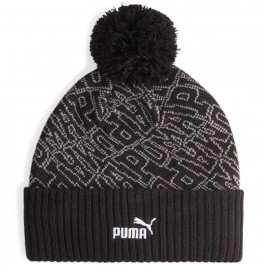   PUMA Шапка  Ess Pom Beanie 02546901 One size Чорна (4067981497805)