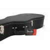 Fender Dreadnought Acoustic Guitar Case Black Flat Top - зображення 7