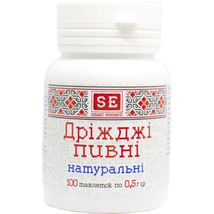 Farmakom Дріжджі пивні натуральні табл. 0,5 г 100 (4820025740189) - зображення 1