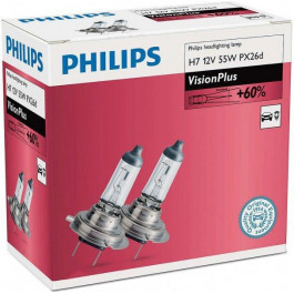   Philips H7 VisionPlus 12V 55W (12972VPC2)