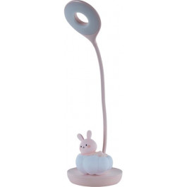   Kite Cloudy Bunny LED з акумулятором Рожевий (K24-493-1-2)