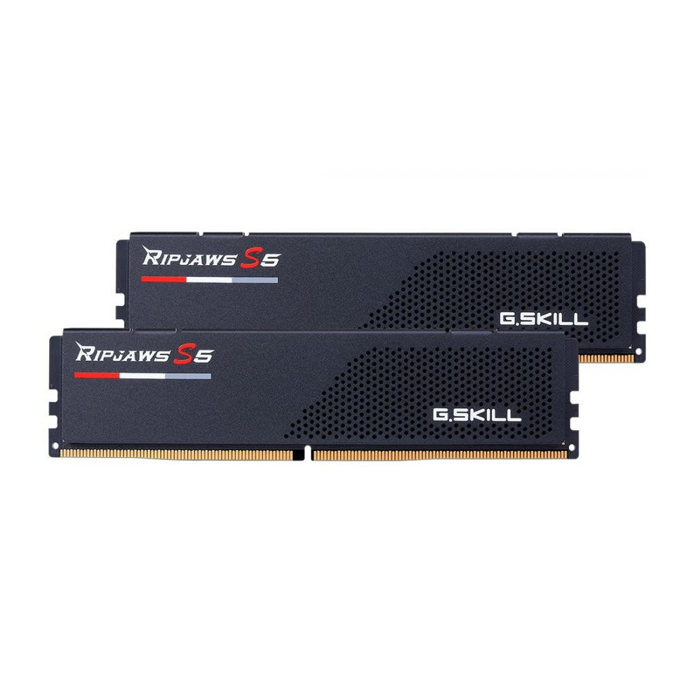 G.Skill 64 GB (2x32GB) DDR5 5600 MHz Ripjaws S5 Black (F5-5600J4645A32GX2-RS5K) - зображення 1