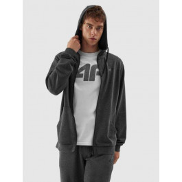   4F Толстовка на блискавці чоловіча  Sweatshirt M695 4FAW23TSWSM695-23M M Сіра (5904698535279)