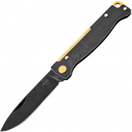   Boker Plus Atlas Black Stonewash Brass (01BO859)