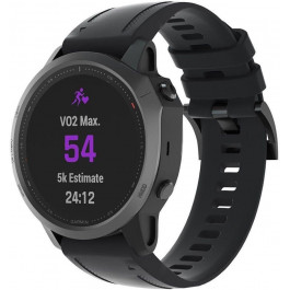   ArmorStandart Ремінець  Silicone 20mm для Garmin Fenix 5s/6s Black (ARM60799)