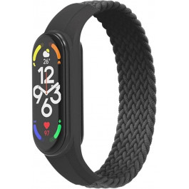   ArmorStandart Ремешок  Braided Solo Loop для Xiaomi Mi Band 4/5/6 Size L Charcoal (ARM58759)