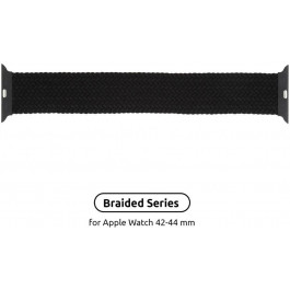   ArmorStandart Ремінець  Braided Solo Loop для Apple Watch 42mm/44mm Charcoal Size 8 (160 mm) (ARM58073)