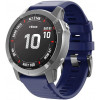 ArmorStandart Ремінець  Silicone 26mm для Garmin Fenix 5x/6x Dark Blue (ARM60804) - зображення 1