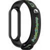 ArmorStandart Ремінець  Rick & Morty для Xiaomi Mi Band 6/5 Inscription Black (ARM59271) - зображення 1