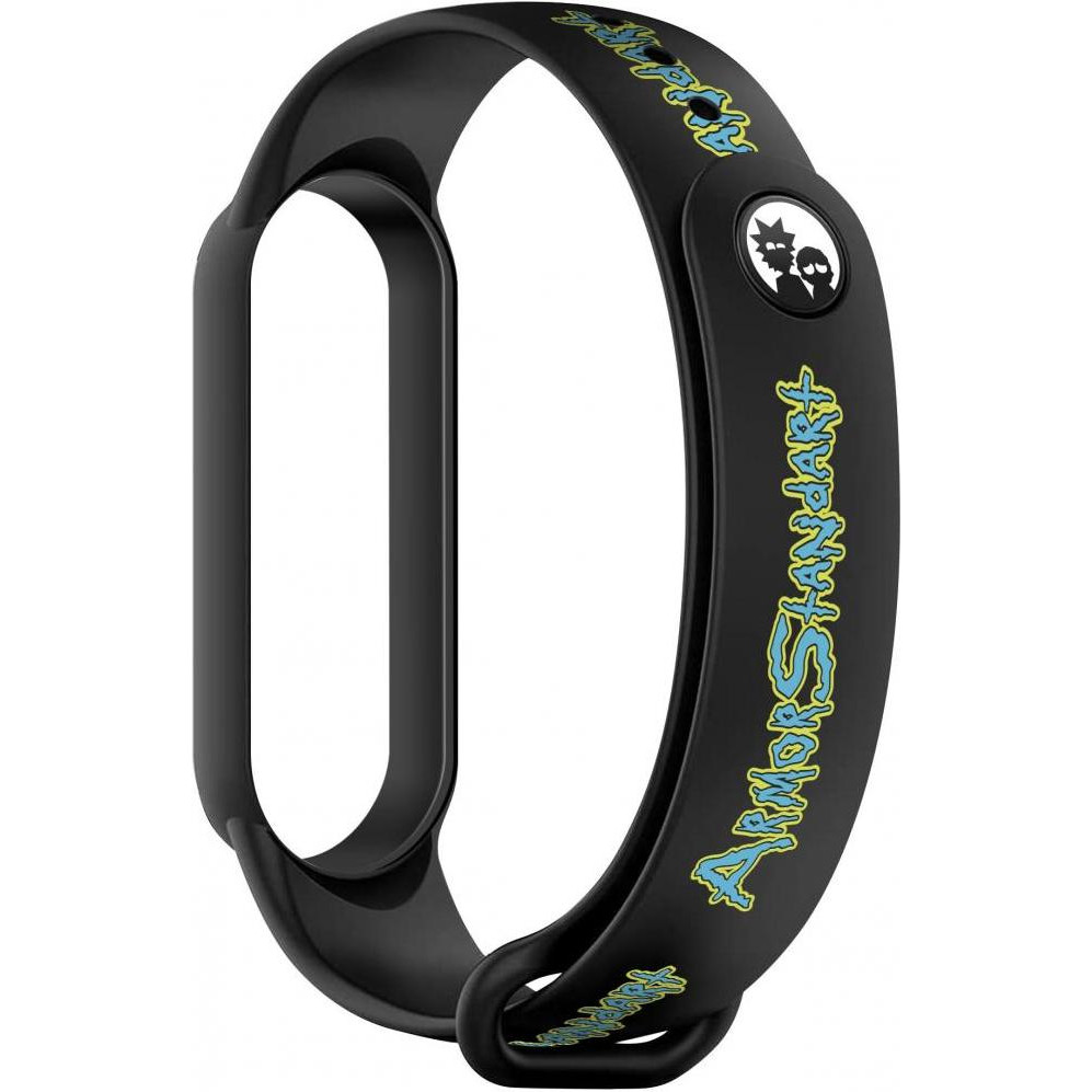 ArmorStandart Ремінець  Rick & Morty для Xiaomi Mi Band 6/5 Inscription Black (ARM59271) - зображення 1