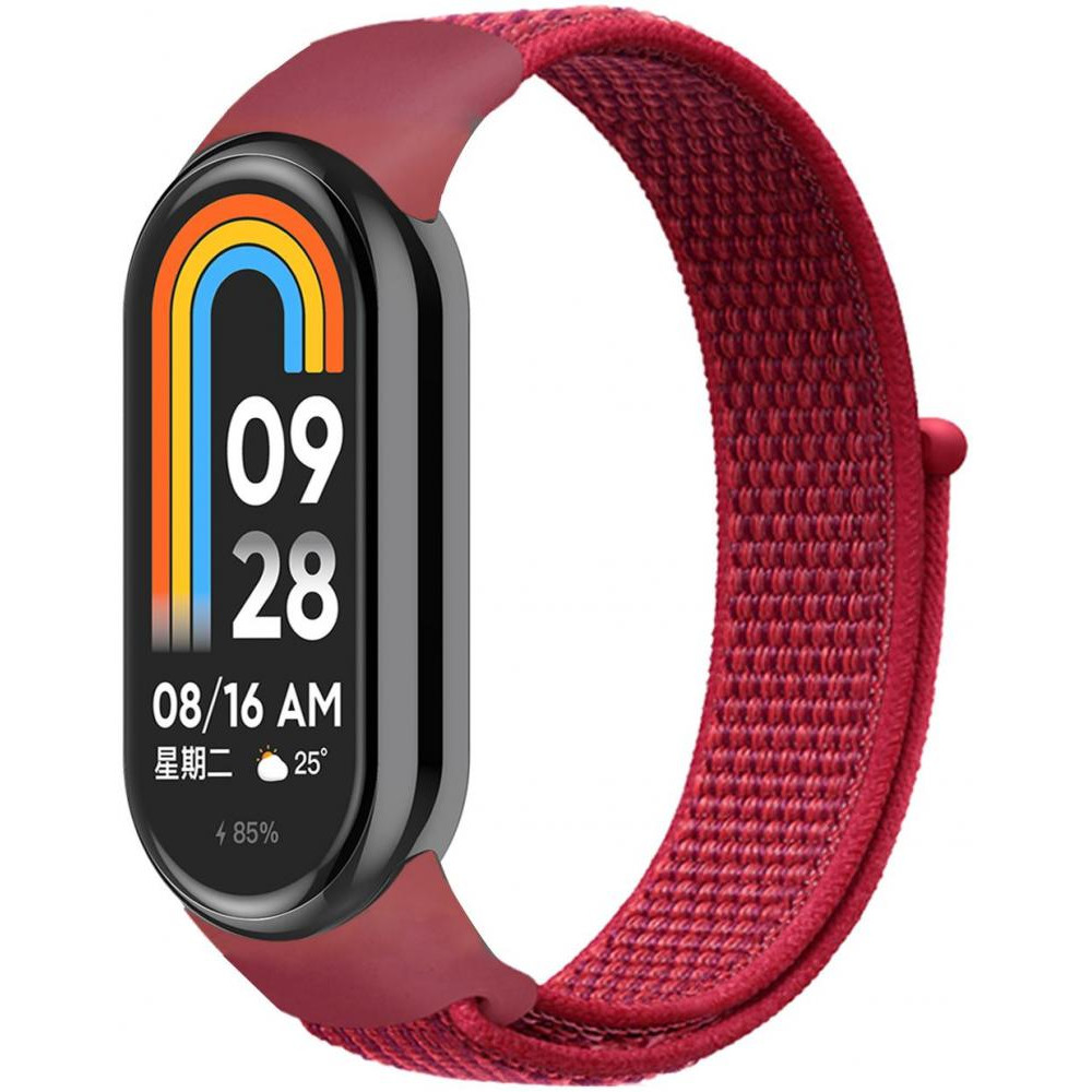 ArmorStandart Ремінець нейлоновий  для Xiaomi Smart Band 9/8 Red (ARM74012) - зображення 1