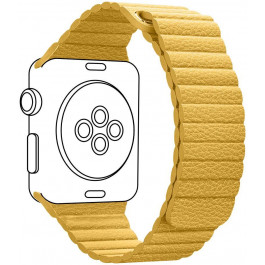   ArmorStandart Ремінець  Leather Loop для Apple Watch 38mm/40mm Yellow (ARM57841)