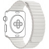 ArmorStandart Ремінець  Leather Loop для Apple Watch 42mm/44mm White (ARM57836) - зображення 1