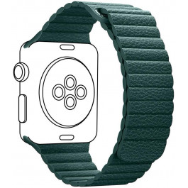   ArmorStandart Ремешок  Leather Loop для Apple Watch All Series 38/40 mm Forest Green (ARM53317)